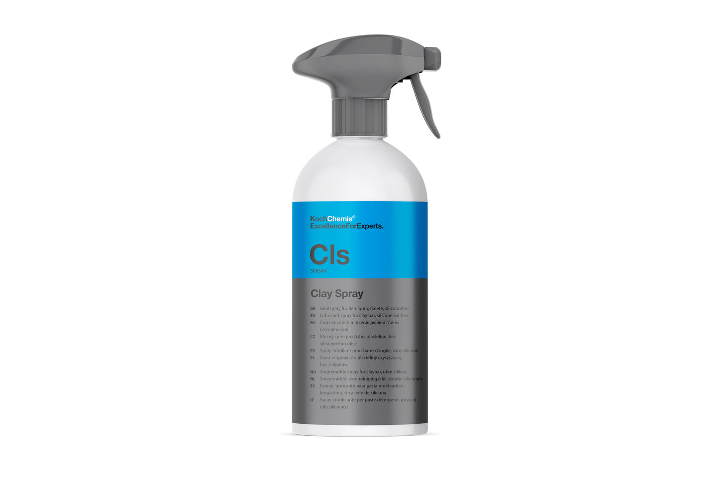 Koch Chemie Clay spray 汽車美容用品 洗車用品 Clay Spray CLS 去污泥膠潤滑劑 黏土專用潤滑噴霧 清潔黏土潤滑劑 不含矽油 無矽配方 低殘留 不形成薄膜 無需脫脂 卓越潤滑性 減少漆面刮傷 降低摩擦 減少表面刮痕 防止黏土溶解 延長黏土使用壽命 溫和配方 即開即用 500ml 德國製 德國品牌 去污泥膠 黏土棒 黏土布 黏土手套 去污工具 車漆深層清潔 漆面淨化 移除鐵粉 移除柏油 移除工業落塵 鍍膜前準備 打蠟前準備 拋光前準備 漆面處理 玻璃清潔 金屬表面清潔 光滑表面適用 汽車美容 汽車護理 車漆養護 車主必備 愛車護理 香港汽車用品 汽車用品推薦 香港網購 原裝正貨 正貨保證 專業汽車護理 優質汽車用品 立即選購 現貨 車友推薦 口碑推薦 值得信賴 高品質 信賴品牌 汽車護理專家 清潔護理用品 汽車精品 汽車保養品 DIY護理 自家護理 深層清潔 車身清潔 車輛養護 輕鬆施工 好用推薦 汽車護理產品 外部清潔 噴霧式潤滑 專業級護理 高端護理 業界標竿 品質首選 專業美容 頂級護理 汽車精品 汽車保養品 清潔護理用品 人氣商品 熱銷產品 用家實證 網路推薦 社群推薦