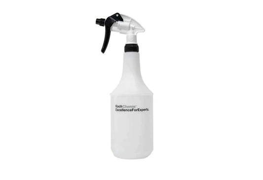 Koch-Chemie 1公升稀釋瓶連噴頭是一款高品質的HDPE製圓形稀釋瓶，配備容量和稀釋比例刻度。洗車用品 汽車清潔用具