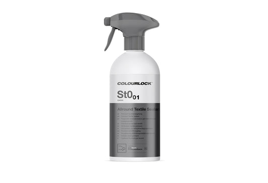 Koch-Chemie 布料鍍膜劑 汽車內籠用品 ST0.01 布料鍍膜劑 紡織密封劑 布料保護劑 水性配方 無溶劑 不含氟碳樹脂 防水防污 防污保護 長效保護 24個月保護 不改變觸感 不改變外觀 開篷車頂 軟頂篷 座椅布料 布座椅 布料內裝 地毯保護 車內布料 車廂護理 汽車內裝護理 防水處理 紡織品養護 德國製 德國進口 500ml 產品型號524500 專業汽車護理 汽車美容 汽車護理 車主必備 愛車護理 香港汽車用品 汽車用品推薦 香港網購 原裝正貨 正貨保證 微纖維海綿 均勻塗抹 交叉塗抹 施工簡單 快乾 自然乾燥 24小時固化 預先清潔 Pol Star清潔 萬用清潔劑 去污 防潑水 防油污 防果汁 防咖啡漬 防茶漬 易清潔 長效 耐用 優質 德國品牌 信賴品牌 汽車護理專家 口碑推薦 值得信賴 清潔護理用品 汽車精品 汽車保養品 室內外適用 家用紡織品 戶外紡織品 露營裝備 嬰兒車布料 傢俱布料 沙發布料 窗簾布料 開車族 車輛保養 車身美容 車廂清潔 內裝煥新 保護層 防水塗層 防護膜 抗污處理 耐污 防潑水處理 布料護理 專業級護理 優質汽車用品 立即選購 現貨 車友推薦 值得信賴 高品質