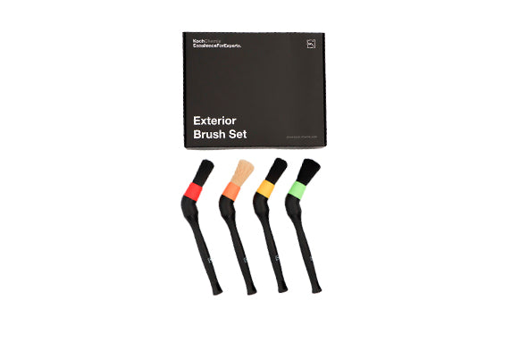 Koch-Chemie 外部清潔手掃套裝 Exterior Brush Set 外觀清潔刷具 合成刷毛 防滑手柄 人體工學設計 專業級清潔工具 車主必備 愛車護理 香港汽車用品 汽車用品推薦 香港網購 原裝正貨 正貨保證 產品編號9998215 高品質 信賴品牌 德國品牌 汽車護理專家 優質汽車用品 立即選購 現貨 車友推薦 用家實證 清潔輪圈 清潔胎鈴 清潔車身塑料 清潔玻璃 清潔車窗 清潔橡膠 清潔密封膠條 清潔鍍鉻件 清潔鋼琴面 細節清潔 徹底清潔 車身外部清潔 DIY汽車護理 自家護理 汽車精品 汽車保養品 清潔護理用品 汽車清潔工具 四件套 顏色分類刷 方便區分 耐用刷具 延長使用壽命 適用搭配Koch Chemie清潔劑