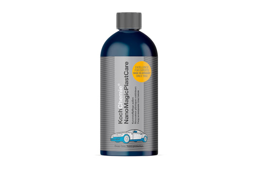 Koch Chemie NanoMagicPlastCare 納米外部塑膠護養劑 汽車保養 塑膠護養劑 外部塑料護理 橡膠部件護理 車外塑料還原 塑膠飾條保養 橡膠密封條保養 納米技術護理 長效塑料保護 抗紫外線 抗UV 防止老化 防止褪色 恢復新車外觀 還原塑膠光澤 非光澤感 深邃自然光澤 專業車輛護理 德國製 德國進口 500ml 0.5公升 型號77707500 施工簡單 海綿塗抹 均勻塗抹 完全乾燥 軟布拋光 原裝正貨 汽車美容 汽車護理 外觀養護 車身塑料 車外飾件 車主必備 愛車護理 香港汽車用品 汽車用品推薦 香港網購 正貨保證 優質汽車用品 立即選購 現貨 車友推薦 用家實證 有效還原 持久保護 抗環境侵害 防老化 防褪色 保持如新 高品質 信賴品牌 德國品牌 汽車護理專家 塑料橡膠護理 外部塑膠 車外塑料 橡膠飾條 裝飾條保養 車身塑料件 防護層 深層養護 專業級護理 DIY汽車護理 自家護理 汽車精品 汽車保養品 清潔護理用品 不能使用於踏板 不能使用於方向盤 不能使用於輪胎 使用前測試 材質相容性 避免滑溜表面 外部塑料 橡膠部件 車外塑料還原 納米保護 長效耐用 深層護理 還原嶄新 車