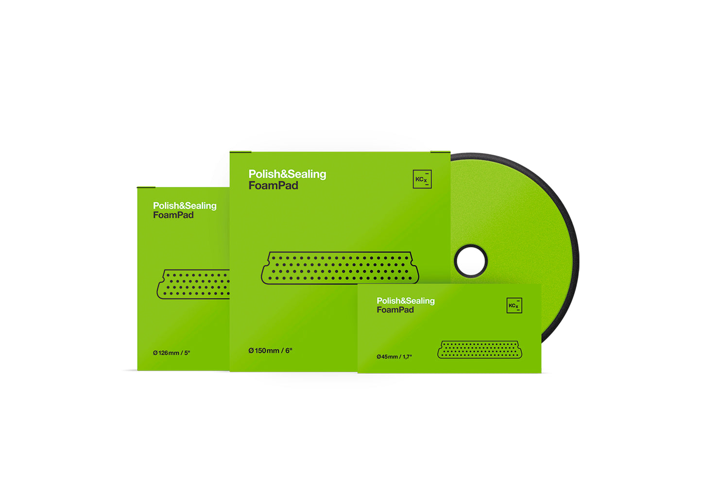 Koch Chemie Polish & Sealing Foam Pad 拋光密封海綿墊 幼細拋光及上蠟墊 綠色拋光墊 超精細海綿墊 密封劑施工工具 蠟品施工工具 均勻塗佈密封劑 節省用量 1K Nano適用 Lack-Polish grün適用 25mm短厚度 低扭轉力 操作穩定 高穩定性 開孔結構 開放式蜂巢結構 優化細胞數 研磨邊緣 靈活貼合曲面 特殊密度泡棉 衛生設計 過程安全 搭配DA機 搭配旋轉拋光機 魔鬼氈設計 拋光機配件 專業級拋光工具 汽車美容 汽車護理 漆面密封 車漆保護 車主必備 愛車護理 香港汽車用品 汽車用品推薦 香港網購 原裝正貨 正貨保證 產品編號9998336 產品編號9998337 產品編號9998338 德國製 德國工藝 高品質 信賴品牌 德國品牌 汽車護理專家 優質汽車用品 立即選購 現貨 車友推薦 用家實證 專業店鋪必備 汽車精品 汽車保養品 清潔護理用品 拋光耗材 車漆護理 終極光澤 漆面養護 一劑型拋光密封 新世代拋光墊 微損傷修復 鏡面效果 光澤提升 上蠟墊 密封墊 45mm 126mm 150mm 5吋拋光墊 6吋拋光墊 小尺寸拋光墊