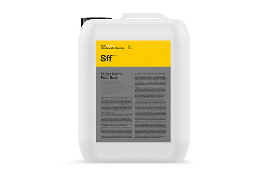 Koch-Chemie Super Foam Fruit Bowl 5L 果香味濃厚泡沫預洗液 洗車用品 汽車清潔 Koch Chemie Super Foam Fruit Bowl SFF 果香味濃厚泡沫預洗液 雪崩泡沫預洗液 鹼性泡沫洗車精 pH11洗車泡沫 高發泡活性泡沫 奇異果蘋果香氣 濃密果香泡沫 自助洗車泡沫 泡沫槍專用 泡沫炮適用 雪崩泡沫 預洗泡沫 非接觸式洗車 泡沫包裹污垢 高壓沖洗 溫和清潔漆面 保護車漆 不傷漆面 VDA A類標準 處理時間5分鐘 德國製 德國進口 5公升裝 5L 產品型號253005 預洗清潔 軟化污垢 深層清潔 去除道路污垢 洗車泡沫 汽車美容 汽車護理 洗車用品 車主必備 自助洗車場 DIY洗車 泡沫槍清潔 洗車香波 濃密泡沫 持久泡沫 高效清潔 專業洗車液 香港汽車用品 汽車用品推薦 香港網購 原裝正貨 正貨保證 稀釋比例1:50 稀釋比例1:100 自助洗車站計量泵 泡沫槍30-50ml/min 避免表面乾燥 使用前測試 材質相容性 鹼性清潔劑 雪崩泡沫體驗 果香洗車 感官洗車體驗 清新香氣 洗車享受 德國品牌 高品質 信賴品牌 汽車護理專家 優質汽車用品 用品